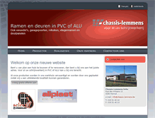 Tablet Screenshot of chassis-lemmens.be